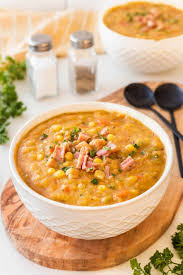 split pea soup with ham noshing with
