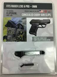 clipdraw belt clip ruger lc9s and pro