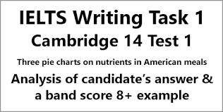 Ielts Writing Task 1 Cambridge 14 Test 1 Three Pie Charts
