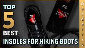 top 5 best insoles for hiking boots