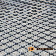 9 expanded galvanized steel floor diy