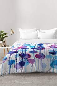cmykaren abstract watercolor comforter