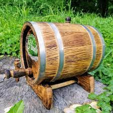 3l 5l 10l Vintage Wooden Oak Barrel For