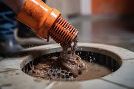 drain cleaning clogged and dirty sewer