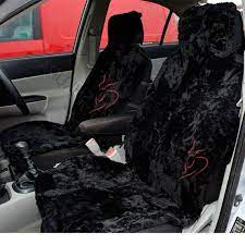 2 Pcs Sheared Sheepskin Car Seat Cover