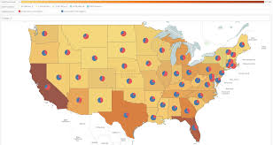 Pie Map Chart Acute A And B Viral Hepatitis In The Us