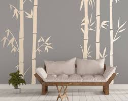 Removable Bamboo Forest Wall Decal Tree