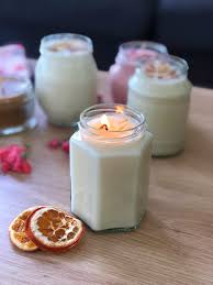 homemade scented candles home grown