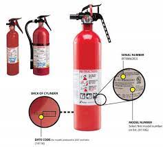 Fire extinguishers don't typically expire, but they do need frequent maintenance! Kidde Recalls Fire Extinguishers With Plastic Handles Due To Failure To Discharge And Nozzle Detachment One Death Reported Cpsc Gov