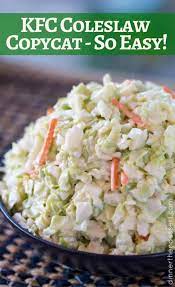 kfc coleslaw copycat dinner then