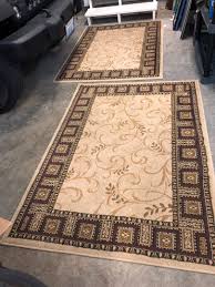 two matching fairfax linen area rugs 47