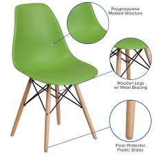 Dwarka impex brown armless wooden chair. Plastic Chair With Wooden Legs On Sale Overstock 18063040