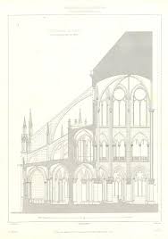 Cathedral dimensions • overall length : Plans Et Eelevations Cathedrale Notre Dame De Paris