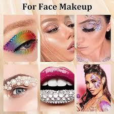 flatback face gems kits for makeup with