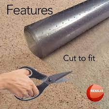 Slips and objects from sliding and looks like real metal sheeting, not intended for use over carpet. Resilia Deluxe Clear Vinyl Plastic Floor Runner Protector For Deep Pile Carpet Non Skid Textured Pattern 36 Inches Wide X 6 Feet Long Walmart Com Walmart Com