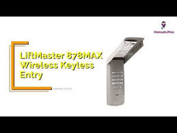 liftmaster wireless keyless entry