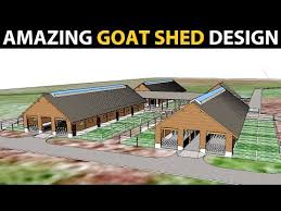 goat shed design goat farm plans
