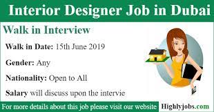 Walk In Interview For Interior Designer Job In Dubai | Interior design jobs,  Interior design, Design gambar png
