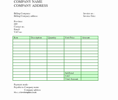 Easy Work Invoice Template Resume Templates Free Format In Word For