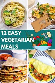 12 easy vegetarian meals 30 minute