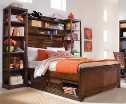 bookcase bed headboard storage