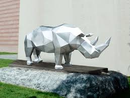 Garden Sculpture Modern Art Metal