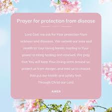 prayer for protection from disease