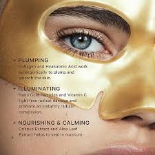 mz skin hydra lift golden treatment mask 5 pairs
