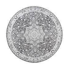 My Magic Carpet Parviz Grey Medallion 6