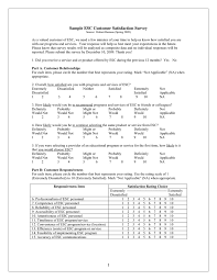 Customer Satisfaction Survey Sample In Word And Pdf Formats