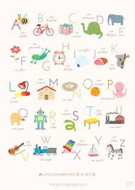 Sweet Alphabet Poster Free Printable In Many Sizes