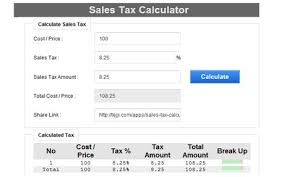 rozšíření s tax calculator