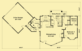 Small House Plans For A 1 Bedroom With