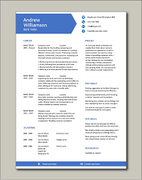 Such a letter is written by a person who has a background in business, finance, marketing, customer service or any other sector related to banking. Bank Teller Resume Example Sample Template Job Description Banking Cash Handling Accounts