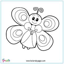 To print the coloring page: Butterfly Coloring Pages For Kids Preschool Belarabyapps