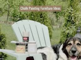 Chalk Painting Outdoor Furniture