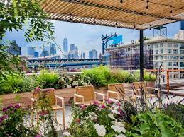 Nyc Rooftop Garden With Manhattan Views