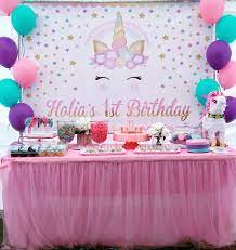 unicorn birthday party decorations diy
