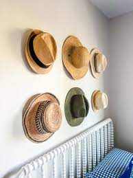 Simple Hat Wall Using Hooks