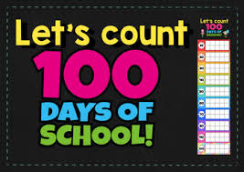 100 Days Of School Countdown Chart 10 Frame 100 Days Of