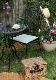 Outdoor Chair Makeover With Fabric