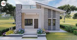 72 Sq M Small Modern House Design 8 0m