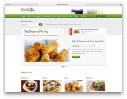 Food Recipe Website Design 35 Awesome Food Wordpress Themes To Share