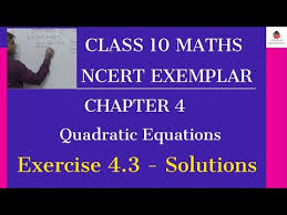 class 10 maths ncert exemplar
