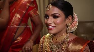 tamil bridal makeup for kerala bride