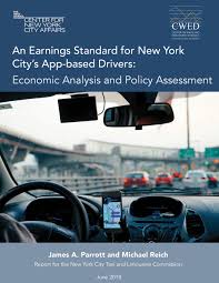 An Earnings Standard For New York Citys App Based Drivers