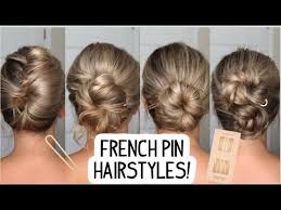 We've included a guided visual for extra help. How To French Pin Hairstyles For Summer Short Medium Long Hairstyles Youtube