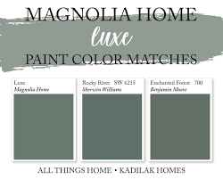 Magnolia Home Luxe Paint Color Matches