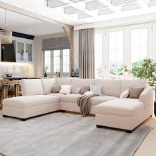 u shape modern sectional sofa set