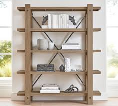 Benchwright 61" x 72.5" Etagere Bookcase | Pottery Barn